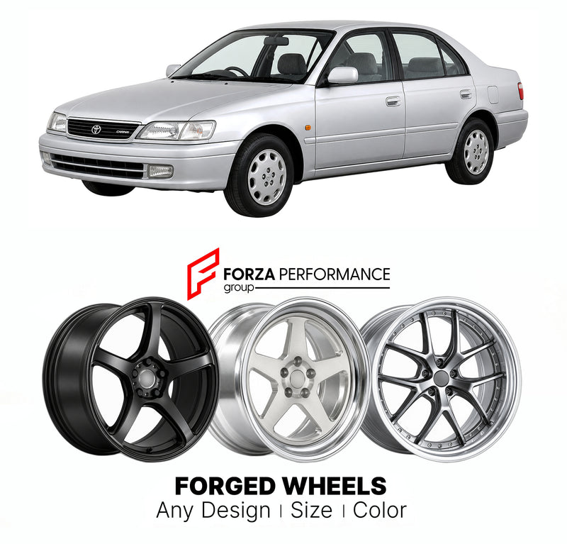CUSTOM CLASSIC VINTAGE RESTOMOD RETRO OLD SCHOOL FORGED WHEELS RIMS for TOYOTA CARINA T210 1996 - 2001