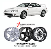 CUSTOM CLASSIC VINTAGE RESTOMOD RETRO OLD SCHOOL FORGED WHEELS RIMS for TOYOTA CELICA GT-FOUR ST205 1994 - 1999

Custom forged wheels for Toyota Celica GT-Four ST205 1994 - 1999. Classic, vintage, restomod and retro JDM wheel designs made to order in custom sizes, offsets, colors and finishes with guaranteed fitment.

We manufacture premium quality forged wheels rims for Toyota Celica GT-Four ST205 1994 - 1999 in any design, size, color.

JDM WHEEL DESIGNS: our Japanese collection for sports cars and coupes