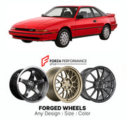 CUSTOM CLASSIC VINTAGE RESTOMOD RETRO OLD SCHOOL FORGED WHEELS RIMS for TOYOTA CELICA T160 1985 - 1989

Custom forged wheels for Toyota Celica T160 1985 - 1989. Classic, vintage, restomod and retro JDM wheel designs made to order in custom sizes, offsets, colors and finishes with guaranteed fitment.

We manufacture premium quality forged wheels rims for Toyota Celica T160 1985 - 1989 in any design, size, color.

JDM WHEEL DESIGNS: our Japanese collection for sports cars and coupes includes designs inspired 
