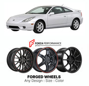 CUSTOM CLASSIC VINTAGE RESTOMOD RETRO OLD SCHOOL FORGED WHEELS RIMS for TOYOTA CELICA T230 1999 - 2002

Custom forged wheels for Toyota Celica T230 1999 - 2002. Classic, vintage, restomod and retro JDM wheel designs made to order in custom sizes, offsets, colors and finishes with guaranteed fitment.

We manufacture premium quality forged wheels rims for Toyota Celica T230 1999 - 2002 in any design, size, color.

JDM WHEEL DESIGNS: our Japanese collection for sports cars and coupes includes designs inspired 