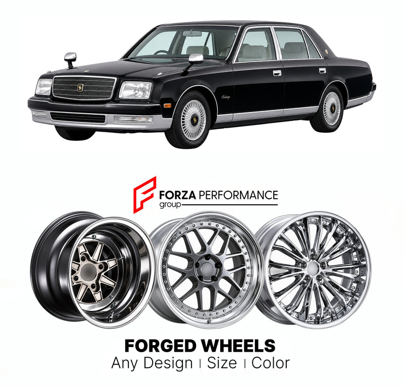 CUSTOM CLASSIC VINTAGE RESTOMOD RETRO OLD SCHOOL FORGED WHEELS RIMS for TOYOTA CENTURY G40 1982 - 1997