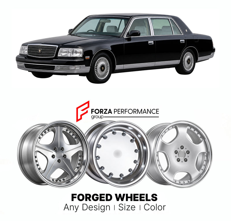 CUSTOM CLASSIC VINTAGE RESTOMOD RETRO OLD SCHOOL FORGED WHEELS RIMS for TOYOTA CENTURY G50 1997 - 2017
