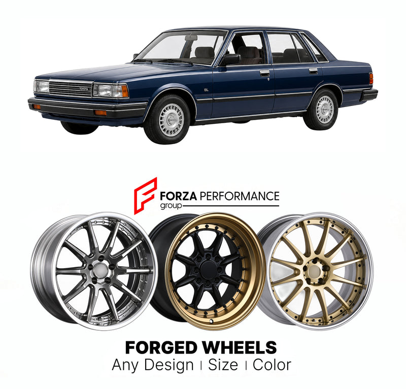 CUSTOM CLASSIC VINTAGE RESTOMOD RETRO OLD SCHOOL FORGED WHEELS RIMS for TOYOTA CRESSIDA X60 1980 - 1984