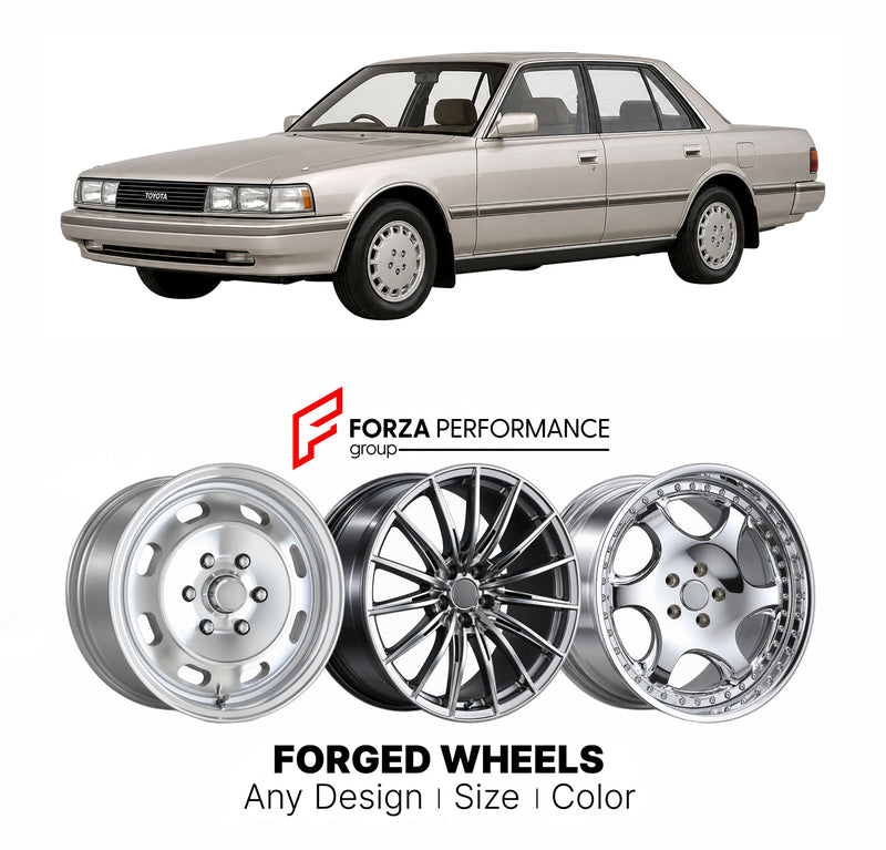 CUSTOM CLASSIC VINTAGE RESTOMOD RETRO OLD SCHOOL FORGED WHEELS RIMS for TOYOTA CRESSIDA X80 1988 - 1992