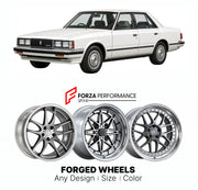 CUSTOM CLASSIC VINTAGE RESTOMOD RETRO OLD SCHOOL FORGED WHEELS RIMS for TOYOTA CRESTA X70 1984 - 1988

Custom forged wheels for Toyota Cresta X70 1984 - 1988. Classic, vintage, restomod and retro JDM wheel designs made to order in custom sizes, offsets, colors and finishes with guaranteed fitment.

We manufacture premium quality forged wheels rims for Toyota Cresta X70 1984 - 1988 in any design, size, color.

JDM WHEEL DESIGNS: our Japanese collection for sedans and wagons includes designs inspired by Weds 