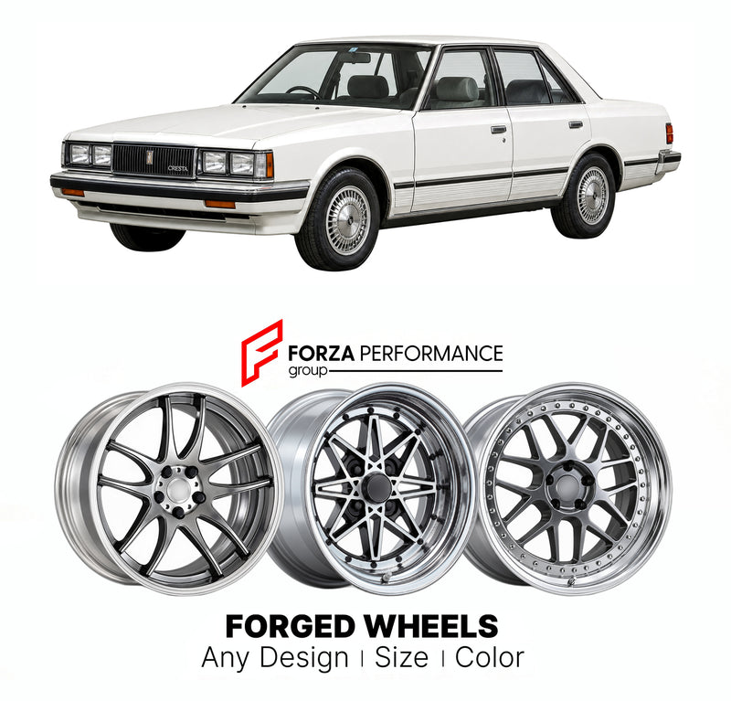 CUSTOM CLASSIC VINTAGE RESTOMOD RETRO OLD SCHOOL FORGED WHEELS RIMS for TOYOTA CRESTA X70 1984 - 1988