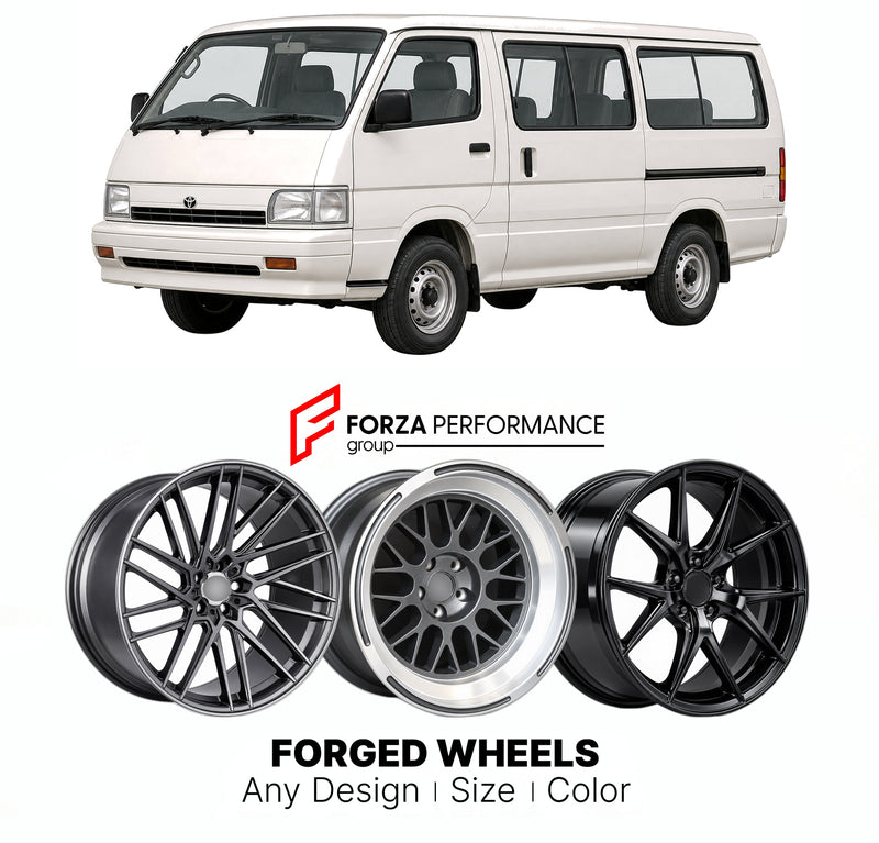 CUSTOM CLASSIC VINTAGE RESTOMOD RETRO OLD SCHOOL FORGED WHEELS RIMS for TOYOTA HIACE H100 1989 - 2004