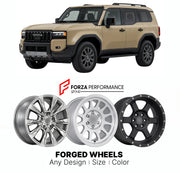 FORGED WHEELS RIMS for TOYOTA LAND CRUISER PRADO J250 2023+

Custom forged wheels for Toyota Land Cruiser Prado J250 2023+. Made-to-order monoblock, 2-piece and 3-piece rims in custom sizes, offsets, colors and finishes with guaranteed fitment.

We manufacture premium quality forged wheels rims for Toyota Land Cruiser Prado J250 2023+ in any design, size, color.

JDM WHEEL DESIGNS: our Japanese collection for SUVs and pickups includes designs inspired by Bradley V, Method Race Wheels, Forgiato, Kuhl Racing,