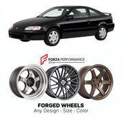 CUSTOM CLASSIC VINTAGE RESTOMOD RETRO OLD SCHOOL FORGED WHEELS RIMS for TOYOTA PASEO EL54 1995 - 1999

Custom forged wheels for Toyota Paseo EL54 1995 - 1999. Classic, vintage, restomod and retro JDM wheel designs made to order in custom sizes, offsets, colors and finishes with guaranteed fitment.

We manufacture premium quality forged wheels rims for Toyota Paseo EL54 1995 - 1999 in any design, size, color.

JDM WHEEL DESIGNS: our Japanese collection for sports cars and coupes includes designs inspired by 