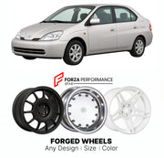 CUSTOM CLASSIC VINTAGE RESTOMOD RETRO OLD SCHOOL FORGED WHEELS RIMS for TOYOTA PRIUS XW10 1997 - 2003

Custom forged wheels for Toyota Prius XW10 1997 - 2003. Classic, vintage, restomod and retro JDM wheel designs made to order in custom sizes, offsets, colors and finishes with guaranteed fitment.

We manufacture premium quality forged wheels rims for Toyota Prius XW10 1997 - 2003 in any design, size, color.

JDM WHEEL DESIGNS: our Japanese collection for hatchbacks, kei cars and MPVs includes designs inspi