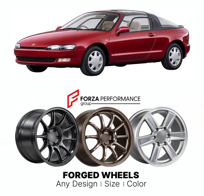 CUSTOM CLASSIC VINTAGE RESTOMOD RETRO OLD SCHOOL FORGED WHEELS RIMS for TOYOTA SERA EXY10 1990 - 1996