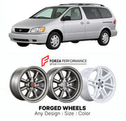 CUSTOM CLASSIC VINTAGE RESTOMOD RETRO OLD SCHOOL FORGED WHEELS RIMS for TOYOTA SIENNA XL10 1997 - 2003

Custom forged wheels for Toyota Sienna XL10 1997 - 2003. Classic, vintage, restomod and retro JDM wheel designs made to order in custom sizes, offsets, colors and finishes with guaranteed fitment.

We manufacture premium quality forged wheels rims for Toyota Sienna XL10 1997 - 2003 in any design, size, color.

JDM WHEEL DESIGNS: our Japanese collection for hatchbacks, kei cars and MPVs includes designs in