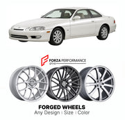 FORGED WHEELS RIMS for TOYOTA SOARER Z40 2001 - 2005

Custom forged wheels for Toyota Soarer Z40 2001 - 2005. Made-to-order monoblock, 2-piece and 3-piece rims in custom sizes, offsets, colors and finishes with guaranteed fitment.

We manufacture premium quality forged wheels rims for Toyota Soarer Z40 2001 - 2005 in any design, size, color.

JDM WHEEL DESIGNS: our Japanese collection for sports cars and coupes includes designs inspired by Rays Volk Racing, XXR, SSR, Enkei, Cosmis Racing, Rota, Liberty Walk