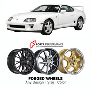 CUSTOM CLASSIC VINTAGE RESTOMOD RETRO OLD SCHOOL FORGED WHEELS RIMS for TOYOTA SUPRA A80 1993 - 2002

Custom forged wheels for Toyota Supra A80 1993 - 2002. Classic, vintage, restomod and retro JDM wheel designs made to order in custom sizes, offsets, colors and finishes with guaranteed fitment.

We manufacture premium quality forged wheels rims for Toyota Supra A80 1993 - 2002 in any design, size, color.

JDM WHEEL DESIGNS: our Japanese collection for sports cars and coupes includes designs inspired by Ray