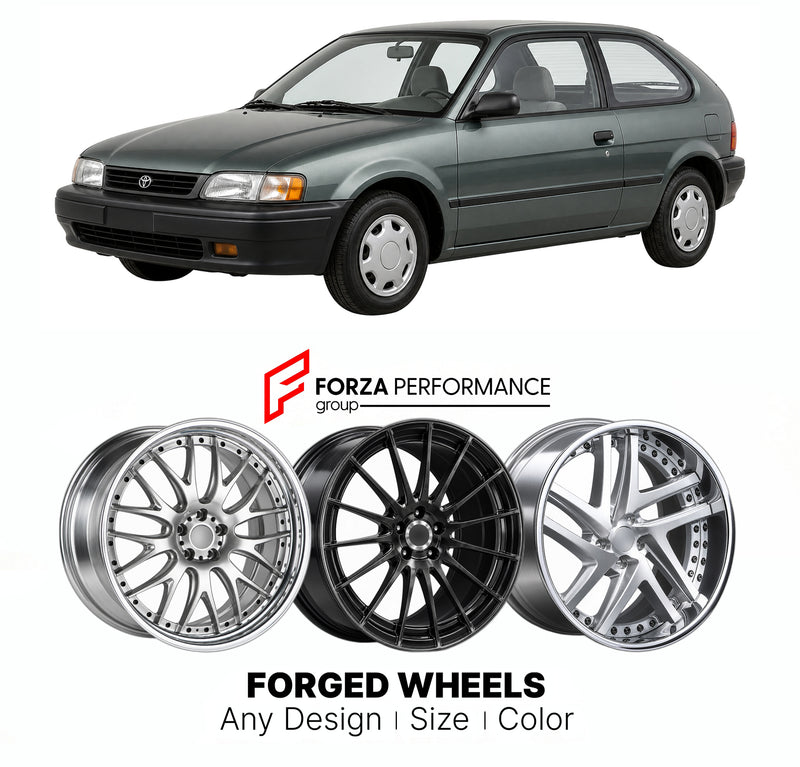 CUSTOM CLASSIC VINTAGE RESTOMOD RETRO OLD SCHOOL FORGED WHEELS RIMS for TOYOTA TERCEL L40 1990 - 1994