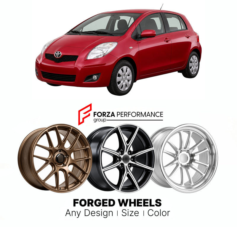 FORGED WHEELS RIMS for TOYOTA YARIS VITZ XP90 FACELIFT 2009 - 2011
