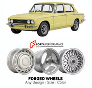 CUSTOM CLASSIC VINTAGE RESTOMOD RETRO OLD SCHOOL FORGED WHEELS RIMS for TRIUMPH DOLOMITE 1972 - 1980

Custom forged wheels for Triumph Dolomite 1972 - 1980. Classic, vintage, restomod wheel designs made to order in custom sizes, offsets, colors and finishes.

We manufacture premium quality forged wheels rims for Triumph Dolomite 1972 - 1980 in any design, size, color.

THIS WHEEL DESIGN CAN BE CUSTOM-MADE FOR YOUR CAR IN ANY SIZE AND COLOR OPTIONS
Available in monoblock, 2-piece, 3-piece, duoblock, beadlock