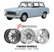 CUSTOM CLASSIC VINTAGE RESTOMOD RETRO OLD SCHOOL FORGED WHEELS RIMS for TRIUMPH HLD 1200 13 60 1959 - 1971

Custom forged wheels for Triumph Hld 1200 13 60 1959 - 1971. Classic, vintage, restomod wheel designs made to order in custom sizes, offsets, colors and finishes.

We manufacture premium quality forged wheels rims for Triumph Hld 1200 13 60 1959 - 1971 in any design, size, color.

THIS WHEEL DESIGN CAN BE CUSTOM-MADE FOR YOUR CAR IN ANY SIZE AND COLOR OPTIONS
Available in monoblock, 2-piece, 3-piece, 