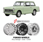CUSTOM CLASSIC VINTAGE RESTOMOD RETRO OLD SCHOOL FORGED WHEELS RIMS for TRIUMPH HLD 1959 - 1971

Custom forged wheels for Triumph Hld 1959 - 1971. Classic, vintage, restomod wheel designs made to order in custom sizes, offsets, colors and finishes.

We manufacture premium quality forged wheels rims for Triumph Hld 1959 - 1971 in any design, size, color.

THIS WHEEL DESIGN CAN BE CUSTOM-MADE FOR YOUR CAR IN ANY SIZE AND COLOR OPTIONS
Available in monoblock, 2-piece, 3-piece, duoblock, beadlock
3D wheel rende