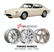 CUSTOM CLASSIC VINTAGE RESTOMOD RETRO OLD SCHOOL FORGED WHEELS RIMS for TURNER GT 1962 - 1966

Custom forged wheels for Turner GT 1962 - 1966. Classic, vintage, restomod wheel designs made to order in custom sizes, offsets, colors and finishes.

We manufacture premium quality forged wheels rims for Turner GT 1962 - 1966 in any design, size, color.

THIS WHEEL DESIGN CAN BE CUSTOM-MADE FOR YOUR CAR IN ANY SIZE AND COLOR OPTIONS
Available in monoblock, 2-piece, 3-piece, duoblock, beadlock
3D wheel renderings 