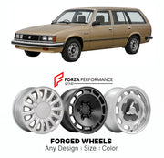 CUSTOM CLASSIC VINTAGE RESTOMOD RETRO OLD SCHOOL FORGED WHEELS RIMS for VAUXHALL CARLTON ESTATE 1978 - 1986

Custom forged wheels for Vauxhall Carlton Estate 1978 - 1986. Classic, vintage, restomod wheel designs made to order in custom sizes, offsets, colors and finishes.

We manufacture premium quality forged wheels rims for Vauxhall Carlton Estate 1978 - 1986 in any design, size, color.

THIS WHEEL DESIGN CAN BE CUSTOM-MADE FOR YOUR CAR IN ANY SIZE AND COLOR OPTIONS
Available in monoblock, 2-piece, 3-piec