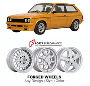 CUSTOM CLASSIC VINTAGE RESTOMOD RETRO OLD SCHOOL FORGED WHEELS RIMS for VAUXHALL CHEVETTE HS HSR 1976 - 1984

Custom forged wheels for Vauxhall Chevette HS HSR 1976 - 1984. Classic, vintage, restomod wheel designs made to order in custom sizes, offsets, colors and finishes.

We manufacture premium quality forged wheels rims for Vauxhall Chevette HS HSR 1976 - 1984 in any design, size, color.

THIS WHEEL DESIGN CAN BE CUSTOM-MADE FOR YOUR CAR IN ANY SIZE AND COLOR OPTIONS
Available in monoblock, 2-piece, 3-p