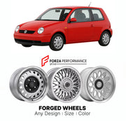CUSTOM CLASSIC VINTAGE RESTOMOD RETRO OLD SCHOOL FORGED WHEELS RIMS for VOLKSWAGEN LUPO 1998 - 2005

Custom forged wheels for Volkswagen Lupo 1998 - 2005. Classic, vintage, restomod wheel designs made to order in custom sizes, offsets, colors and finishes.

We manufacture premium quality forged wheels rims for Volkswagen Lupo 1998 - 2005 in any design, size, color.

THIS WHEEL DESIGN CAN BE CUSTOM-MADE FOR YOUR CAR IN ANY SIZE AND COLOR OPTIONS
Available in monoblock, 2-piece, 3-piece, duoblock, beadlock
3D