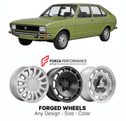 CUSTOM CLASSIC VINTAGE RESTOMOD RETRO OLD SCHOOL FORGED WHEELS RIMS for VOLKSWAGEN PASSAT B1 1973 - 1980

Custom forged wheels for Volkswagen Passat B1 1973 - 1980. Classic, vintage, restomod wheel designs made to order in custom sizes, offsets, colors and finishes.

We manufacture premium quality forged wheels rims for Volkswagen Passat B1 1973 - 1980 in any design, size, color.

THIS WHEEL DESIGN CAN BE CUSTOM-MADE FOR YOUR CAR IN ANY SIZE AND COLOR OPTIONS
Available in monoblock, 2-piece, 3-piece, duoblo