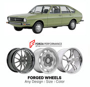 CUSTOM CLASSIC VINTAGE RESTOMOD RETRO OLD SCHOOL FORGED WHEELS RIMS for VOLKSWAGEN PASSAT B1 1973 - 1981

Custom forged wheels for Volkswagen Passat B1 1973 - 1981. Classic, vintage, restomod wheel designs made to order in custom sizes, offsets, colors and finishes.

We manufacture premium quality forged wheels rims for Volkswagen Passat B1 1973 - 1981 in any design, size, color.

THIS WHEEL DESIGN CAN BE CUSTOM-MADE FOR YOUR CAR IN ANY SIZE AND COLOR OPTIONS
Available in monoblock, 2-piece, 3-piece, duoblo