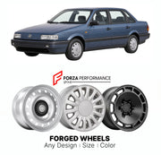 CUSTOM CLASSIC VINTAGE RESTOMOD RETRO OLD SCHOOL FORGED WHEELS RIMS for VOLKSWAGEN PASSAT B3 1988 - 1993

Custom forged wheels for Volkswagen Passat B3 1988 - 1993. Classic, vintage, restomod wheel designs made to order in custom sizes, offsets, colors and finishes.

We manufacture premium quality forged wheels rims for Volkswagen Passat B3 1988 - 1993 in any design, size, color.

THIS WHEEL DESIGN CAN BE CUSTOM-MADE FOR YOUR CAR IN ANY SIZE AND COLOR OPTIONS
Available in monoblock, 2-piece, 3-piece, duoblo
