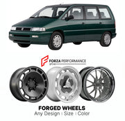 CUSTOM CLASSIC VINTAGE RESTOMOD RETRO OLD SCHOOL FORGED WHEELS RIMS for VOLKSWAGEN SHARAN MK 1 1995 - 2010

Custom forged wheels for Volkswagen Sharan MK 1 1995 - 2010. Classic, vintage, restomod wheel designs made to order in custom sizes, offsets, colors and finishes.

We manufacture premium quality forged wheels rims for Volkswagen Sharan MK 1 1995 - 2010 in any design, size, color.

THIS WHEEL DESIGN CAN BE CUSTOM-MADE FOR YOUR CAR IN ANY SIZE AND COLOR OPTIONS
Available in monoblock, 2-piece, 3-piece, 