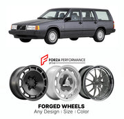 CUSTOM CLASSIC VINTAGE RESTOMOD RETRO OLD SCHOOL FORGED WHEELS RIMS for VOLVO 940 SE TURBO ESTATE 1990 - 1998

Custom forged wheels for Volvo 940 SE Turbo Estate 1990 - 1998. Classic, vintage, restomod wheel designs made to order in custom sizes, offsets, colors and finishes.

We manufacture premium quality forged wheels rims for Volvo 940 SE Turbo Estate 1990 - 1998 in any design, size, color.

THIS WHEEL DESIGN CAN BE CUSTOM-MADE FOR YOUR CAR IN ANY SIZE AND COLOR OPTIONS
Available in monoblock, 2-piece, 