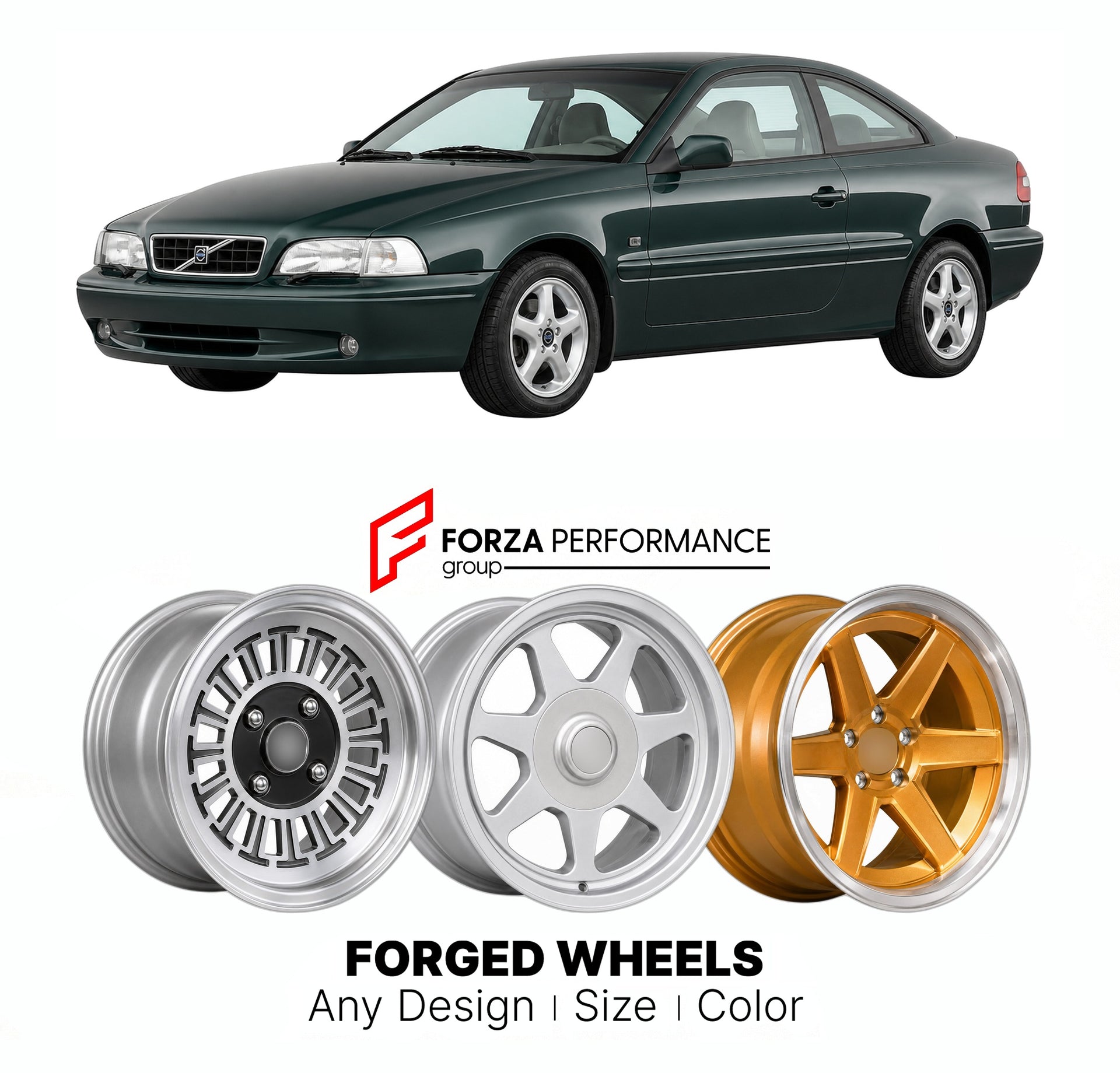 CUSTOM CLASSIC VINTAGE RESTOMOD RETRO OLD SCHOOL FORGED WHEELS RIMS for VOLVO C70 COUPE 1996 - 2002

Custom forged wheels for Volvo C70 Coupe 1996 - 2002. Classic, vintage, restomod wheel designs made to order in custom sizes, offsets, colors and finishes.

We manufacture premium quality forged wheels rims for Volvo C70 Coupe 1996 - 2002 in any design, size, color.

THIS WHEEL DESIGN CAN BE CUSTOM-MADE FOR YOUR CAR IN ANY SIZE AND COLOR OPTIONS
Available in monoblock, 2-piece, 3-piece, duoblock, beadlock
3D