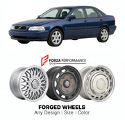 CUSTOM CLASSIC VINTAGE RESTOMOD RETRO OLD SCHOOL FORGED WHEELS RIMS for VOLVO S40 I 1995 - 2004

Custom forged wheels for Volvo S40 I 1995 - 2004. Classic, vintage, restomod wheel designs made to order in custom sizes, offsets, colors and finishes.

We manufacture premium quality forged wheels rims for Volvo S40 I 1995 - 2004 in any design, size, color.

THIS WHEEL DESIGN CAN BE CUSTOM-MADE FOR YOUR CAR IN ANY SIZE AND COLOR OPTIONS
Available in monoblock, 2-piece, 3-piece, duoblock, beadlock
3D wheel rende