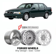 CUSTOM CLASSIC VINTAGE RESTOMOD RETRO OLD SCHOOL FORGED WHEELS RIMS for VOLVO S70 1996 - 2000

Custom forged wheels for Volvo S70 1996 - 2000. Classic, vintage, restomod wheel designs made to order in custom sizes, offsets, colors and finishes.

We manufacture premium quality forged wheels rims for Volvo S70 1996 - 2000 in any design, size, color.

THIS WHEEL DESIGN CAN BE CUSTOM-MADE FOR YOUR CAR IN ANY SIZE AND COLOR OPTIONS
Available in monoblock, 2-piece, 3-piece, duoblock, beadlock
3D wheel renderings 