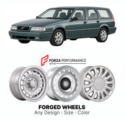 CUSTOM CLASSIC VINTAGE RESTOMOD RETRO OLD SCHOOL FORGED WHEELS RIMS for VOLVO V40 1995 - 2004

Custom forged wheels for Volvo V40 1995 - 2004. Classic, vintage, restomod wheel designs made to order in custom sizes, offsets, colors and finishes.

We manufacture premium quality forged wheels rims for Volvo V40 1995 - 2004 in any design, size, color.

THIS WHEEL DESIGN CAN BE CUSTOM-MADE FOR YOUR CAR IN ANY SIZE AND COLOR OPTIONS
Available in monoblock, 2-piece, 3-piece, duoblock, beadlock
3D wheel renderings 