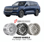 Custom forged wheels for Zeekr 8X 2026+. Made-to-order monoblock, 2-piece and 3-piece wheels in custom sizes, offsets, colors and finishes with guaranteed vehicle fitment.

We manufacture premium quality forged wheels rims for Zeekr 8X 2026+ in any design, size, color.

THIS WHEEL DESIGN CAN BE CUSTOM-MADE FOR YOUR CAR IN ANY SIZE AND COLOR OPTIONS
Available in monoblock, 2-piece, 3-piece, duoblock, beadlock
3D wheel renderings are provided according to the exact dimensions and specifications requested by t