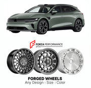 Custom forged wheels for Zeekr Geely 007 GT 2025+. Made-to-order monoblock, 2-piece and 3-piece wheels in custom sizes, offsets, colors and finishes with guaranteed vehicle fitment.

We manufacture premium quality forged wheels rims for Zeekr Geely 007 GT 2025+ in any design, size, color.

THIS WHEEL DESIGN CAN BE CUSTOM-MADE FOR YOUR CAR IN ANY SIZE AND COLOR OPTIONS
Available in monoblock, 2-piece, 3-piece, duoblock, beadlock
3D wheel renderings are provided according to the exact dimensions and specifica