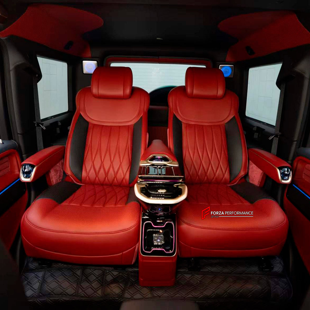 LUXURY INTERIOR PREMIUM CAR SEATS FOR MERCEDES BENZ G CLASS W465 W464 W463A W463 G350 G400 G450 G500 G550 2002+

Executive four-seater aviation seat. Subvert the rear row and reshape the flagship luxury experience.

Adaptation of all models: 02-18 old model / 19-26 new model full coverage, non-destructive installation of the original car hole position.

Sedentary and comfortable in first class: thickened high-elastic memory foam, 165° lying flat + independent adjustment, unlock the president's rest mode.

A