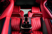 LUXURY INTERIOR PREMIUM CAR SEATS FOR MERCEDES BENZ G CLASS W465 W464 W463A W463 G350 G400 G450 G500 G550 2002+

Executive four-seater aviation seat. Subvert the rear row and reshape the flagship luxury experience.

Adaptation of all models: 02-18 old model / 19-26 new model full coverage, non-destructive installation of the original car hole position.

Sedentary and comfortable in first class: thickened high-elastic memory foam, 165° lying flat + independent adjustment, unlock the president's rest mode.

A