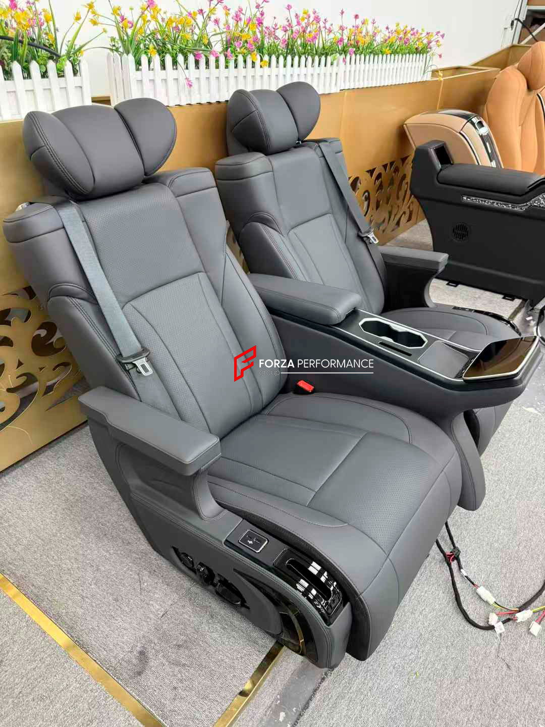 LUXURY VIP SEATS SET for AUDI Q7 4M FACELIFT 2019+

Functions: Ventilation, heating, massage, touch screen, zero gravity, folding tabel, refrigerator, adjustments, cup holders.

Instalation on the original car screw hole position.

NOTE: Professional installation is required.

CONTACT US FOR PRICING

Why “Contact Us for Pricing”?