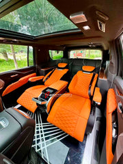 LUXURY VIP SEATS SET for CADILLAC ESCALADE 2021 - 2024

Functions: Ventilation, heating, massage, touch screen, zero gravity, folding tabel, refrigerator, adjustments, cup holders.

Instalation on the original car screw hole position.

NOTE: Professional installation is required.

CONTACT US FOR PRICING