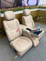LUXURY VIP SEATS SET for LEXUS LX600

Functions: Ventilation, heating, massage, touch screen, folding tabel, refrigerator, adjustments, cup holders.

Seats moved 10cm back for more leg space.

Instalation on the original car screw hole position.

NOTE: Professional installation is required.

CONTACT US FOR PRICING
