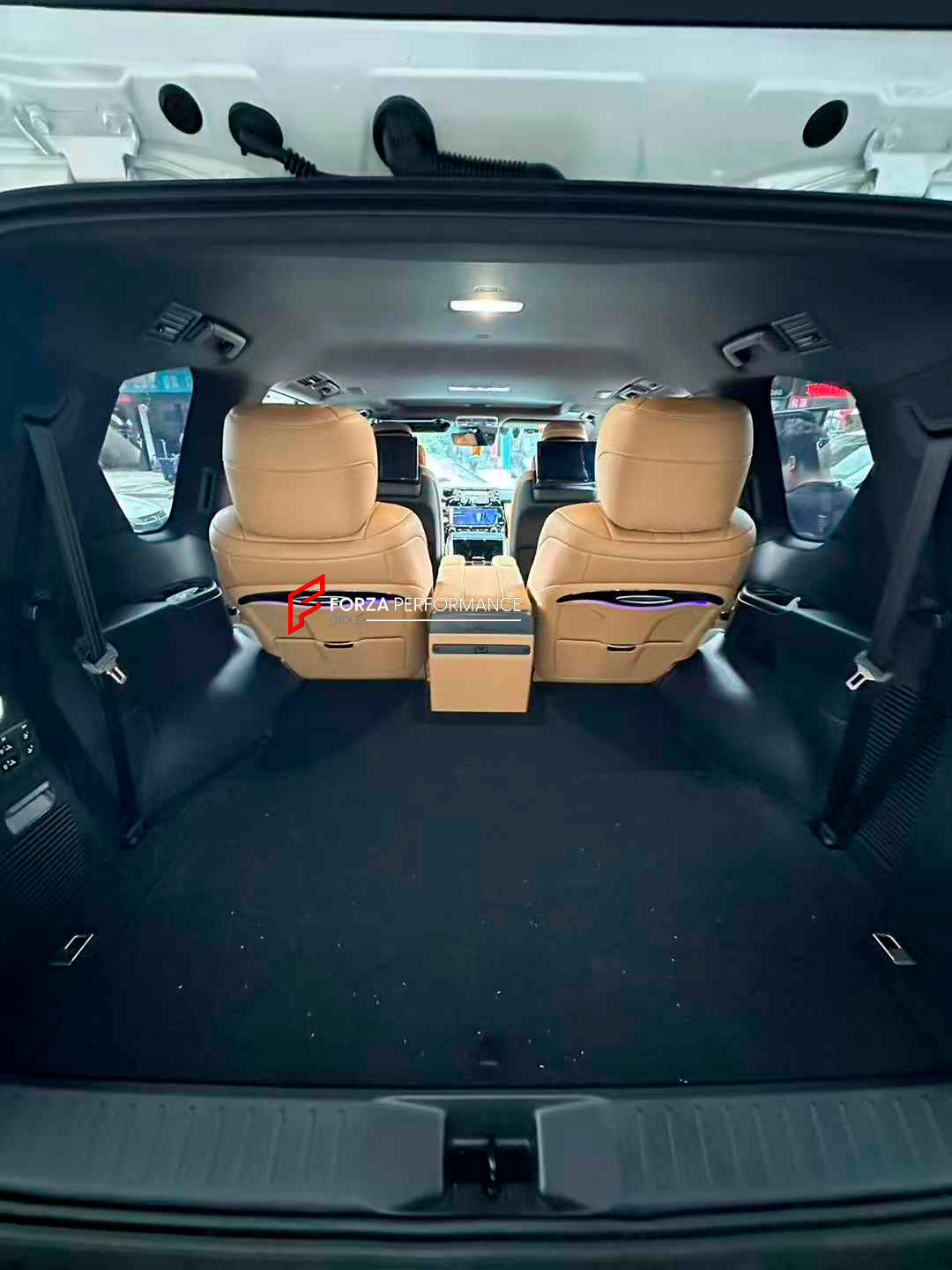 LUXURY VIP SEATS SET for LEXUS LX600

Functions: Ventilation, heating, massage, touch screen, folding tabel, refrigerator, adjustments, cup holders.

Seats moved 10cm back for more leg space.

Instalation on the original car screw hole position.

NOTE: Professional installation is required.

CONTACT US FOR PRICING
