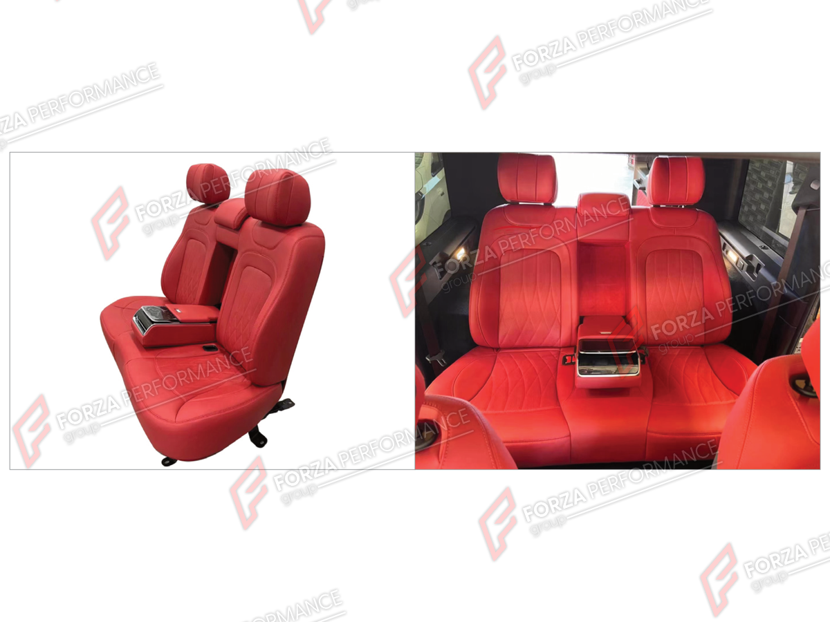LUXURY VIP SEATS SET for MERCEDES-BENZ G-CLASS W465 G63 G450D G500 G550 2025+

Set includes:
Luxury VIP Seats Set

Material: Plastic

NOTE: Professional installation is required.