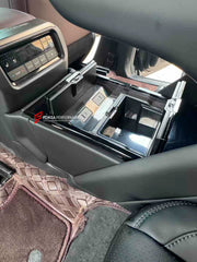 LUXURY VIP SEATS SET for TOYOTA LAND CRUSIER LC250

Functions: Ventilation, heating, massage, touch screen, folding tabel, refrigerator, adjustments, cup holders.

Seats moved 10cm back for more leg space.

Instalation on the original car screw hole position.

NOTE: Professional installation is required.