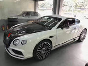 BODY KIT FOR BENTLEY CONTINENTAL GT 2011-2018

Set includes:

Front Bumper Assembly

Front Lip
Hood/Bonnet
Mirror Covers

Side Fenders
Side Fender Vents
Side Skirts
Rear Bumper Assembly
Rear Diffuser

Rear Canards
Trunk Spoiler

Material: Carbon + FRP Fiberglass

Note: Professional installation is required

CONTACT US FOR PRICING

Payment ►
Visa
Mastercard
PayPal with a credit card (add 4.4% at checkout)
Payoneer
Cryptocurrency
Shipment ►
By express DHL/UPS/TNT/FedEx
To the local international airport
Speci