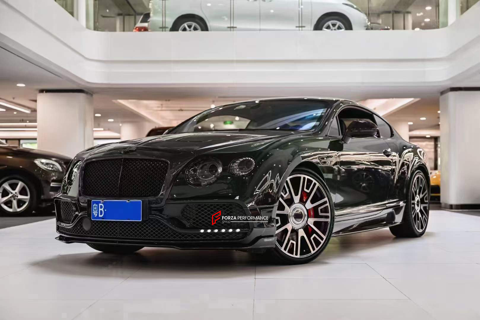 BODY KIT FOR BENTLEY CONTINENTAL GT 2011-2018

Set includes:

Front Bumper Assembly

Front Lip
Hood/Bonnet
Mirror Covers

Side Fenders
Side Fender Vents
Side Skirts
Rear Bumper Assembly
Rear Diffuser

Rear Canards
Trunk Spoiler

Material: Carbon + FRP Fiberglass

Note: Professional installation is required

CONTACT US FOR PRICING

Payment ►
Visa
Mastercard
PayPal with a credit card (add 4.4% at checkout)
Payoneer
Cryptocurrency
Shipment ►
By express DHL/UPS/TNT/FedEx
To the local international airport
Speci