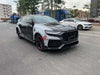 WIDE DRY CARBON BODY KIT FOR AUDI Q8 | RSQ8 4M 2019+   Set include:  Front Bumper Assembly Front Bumper Canards Hood/Bonnet Front Fenders Fender Flares Side Skirts Rear Roof Spoiler Trunk Wing Spoiler Exhaust system Rear Bumper Rear Diffuser