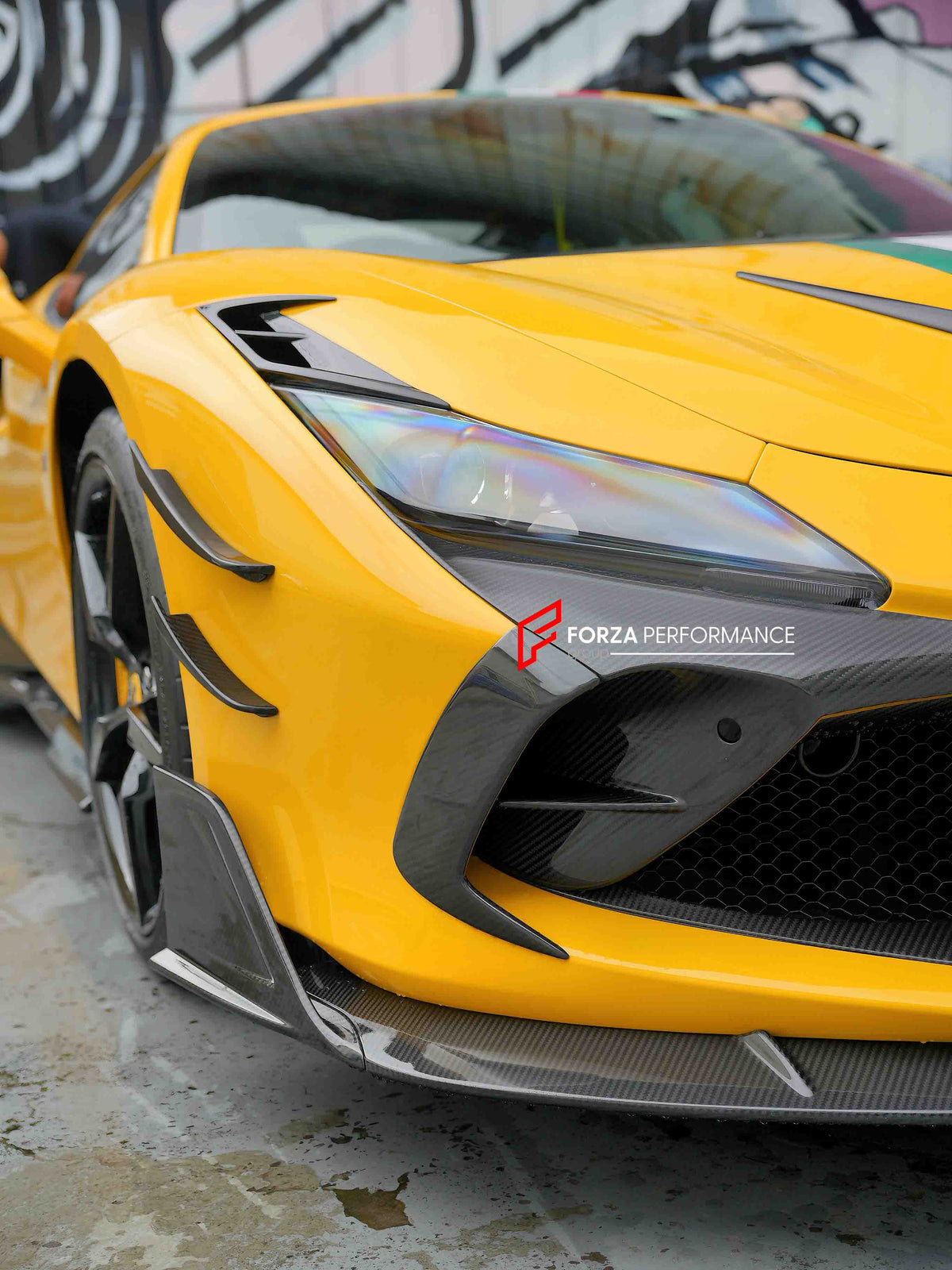 FORZA PERFORMANCE GROUP DRY CARBON BODY KIT for FERRARI F8 custom fit ...